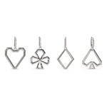 BOND the Cards Set Silver Earring