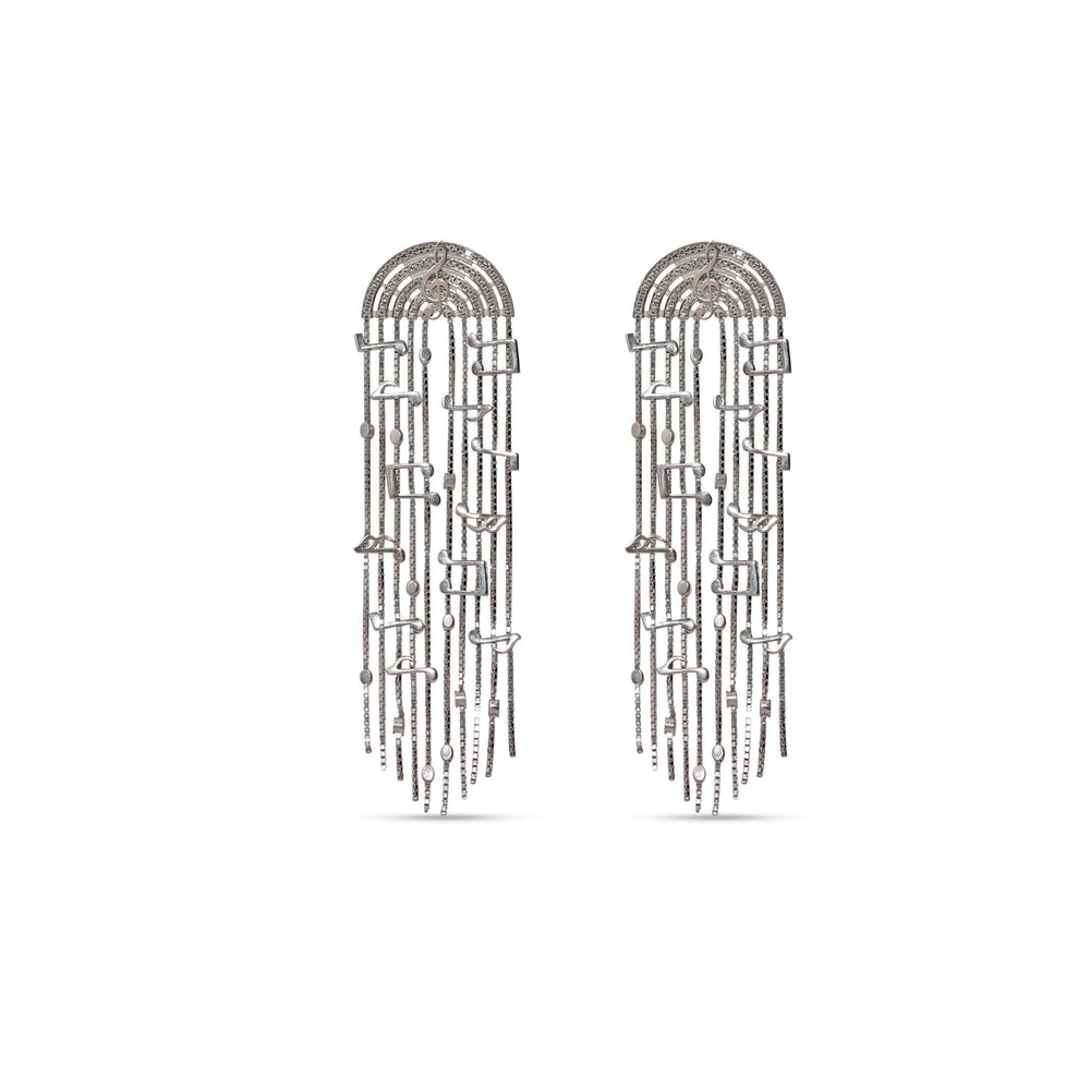 Preorder | CASCADE Musica Silver Earrings