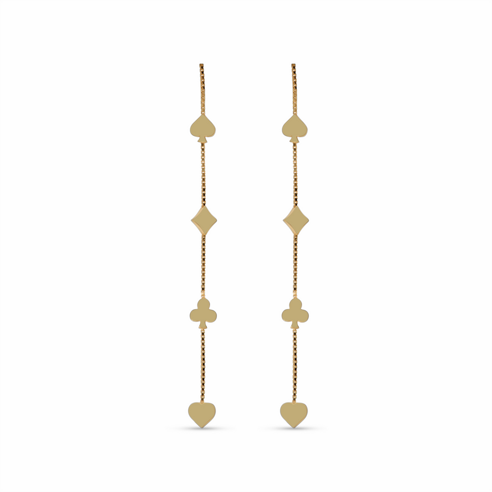 TEXAS Gold Earrings