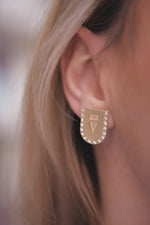 PLAY-PAUSE Gold Earrings