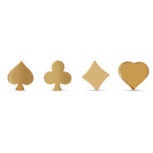 POKER Set Gold Stud