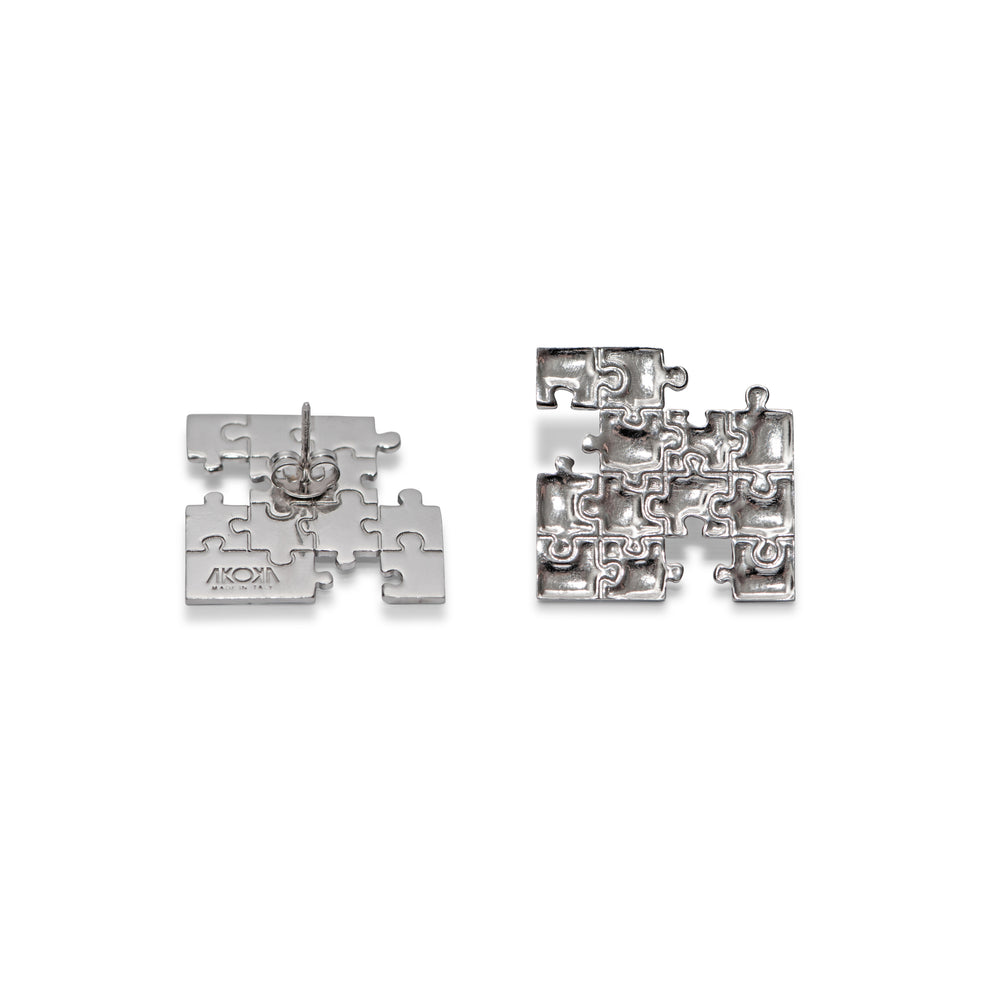 Preorder | SQUARE Puzzle 9k Gold Earrings