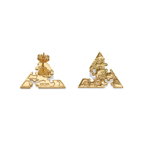 Preorder | TRIBUS Puzzle 9k Gold Earrings