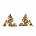 Preorder | TRIBUS Puzzle 9k Gold Earrings