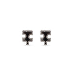 SOLUM Puzzle Silver Stud Earrings