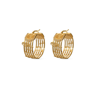 REWIND Musica Gold Hoops