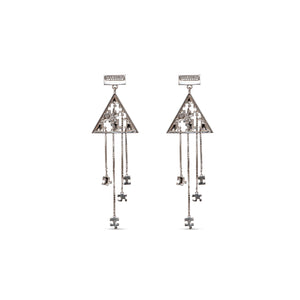 BALANCE Silver Puzzle Earrings